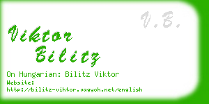 viktor bilitz business card